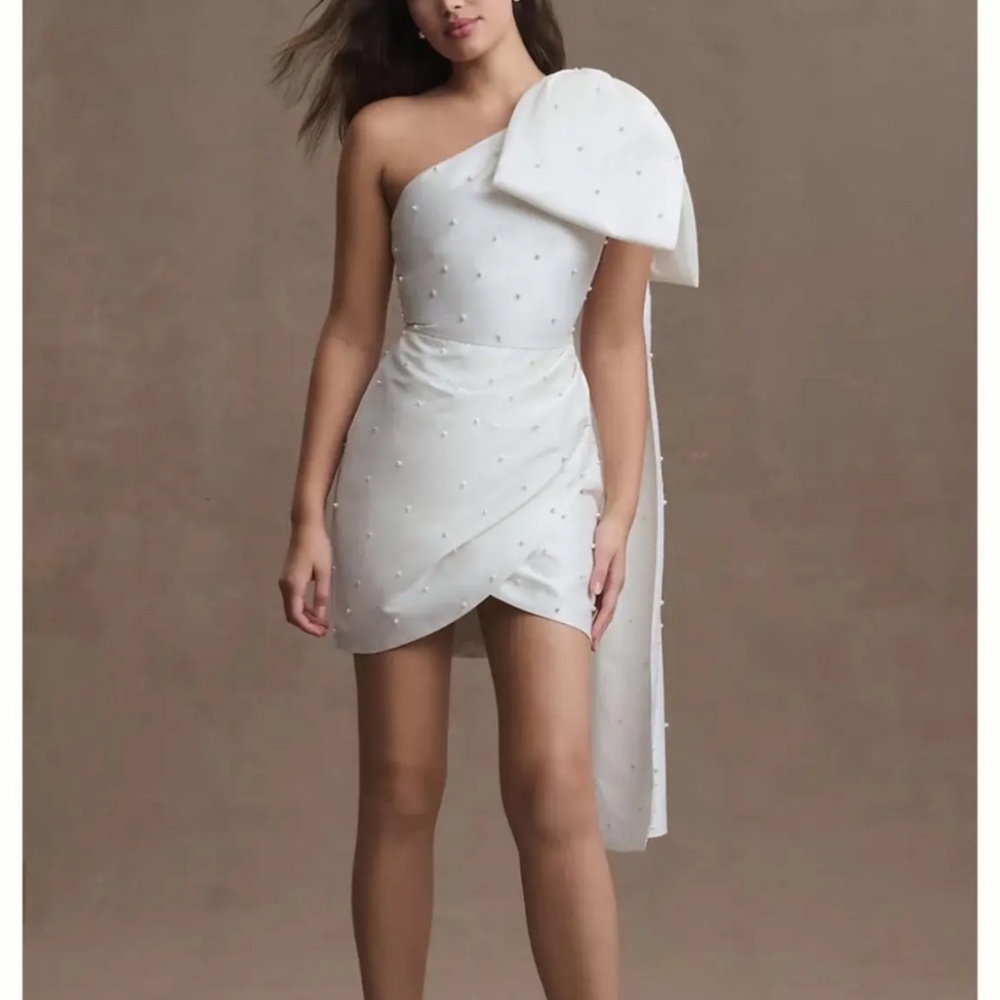 Sachin & Babi pearl bow dress